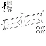 Накладка мягкая к кровати Джаз 160-2 | изображение 3