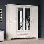 Шкаф 4-створчатый Тиффани 4D2S вудлайн кремовый | изображение 2