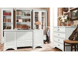 Лобня - Шкаф-витрина Кентаки REG1W1S белый