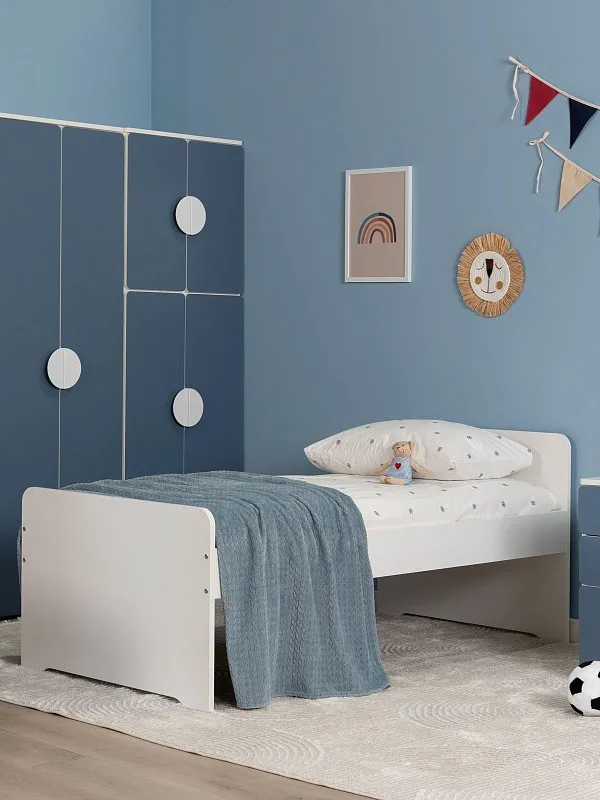 Кровать детская Пикси 80x160, белая (робкий подснежник) | изображение 5