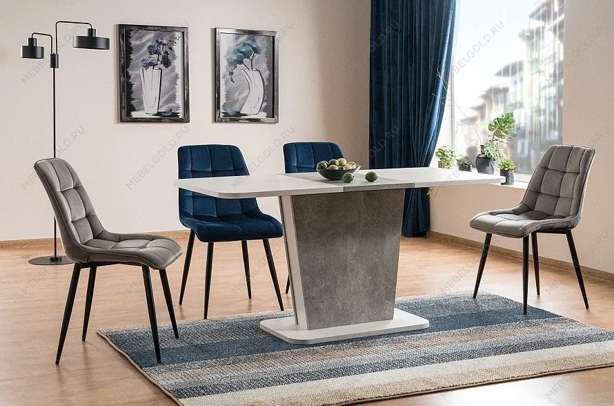 Стул кухонный Signal CHIC Velvet (серый/черный) | изображение 4