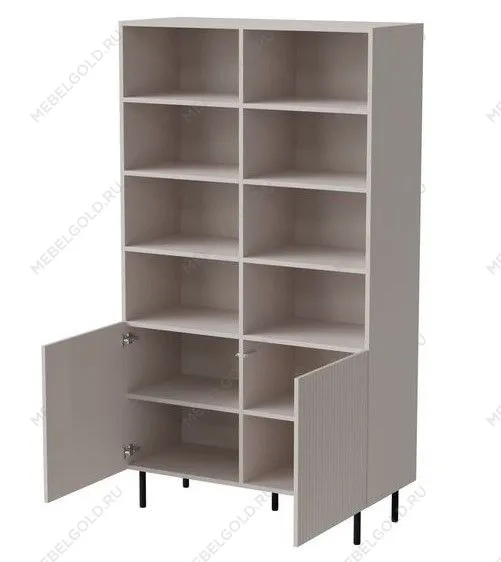 Стеллаж Halmar PAXOS REG-1 (кашемир/черный) | изображение 1