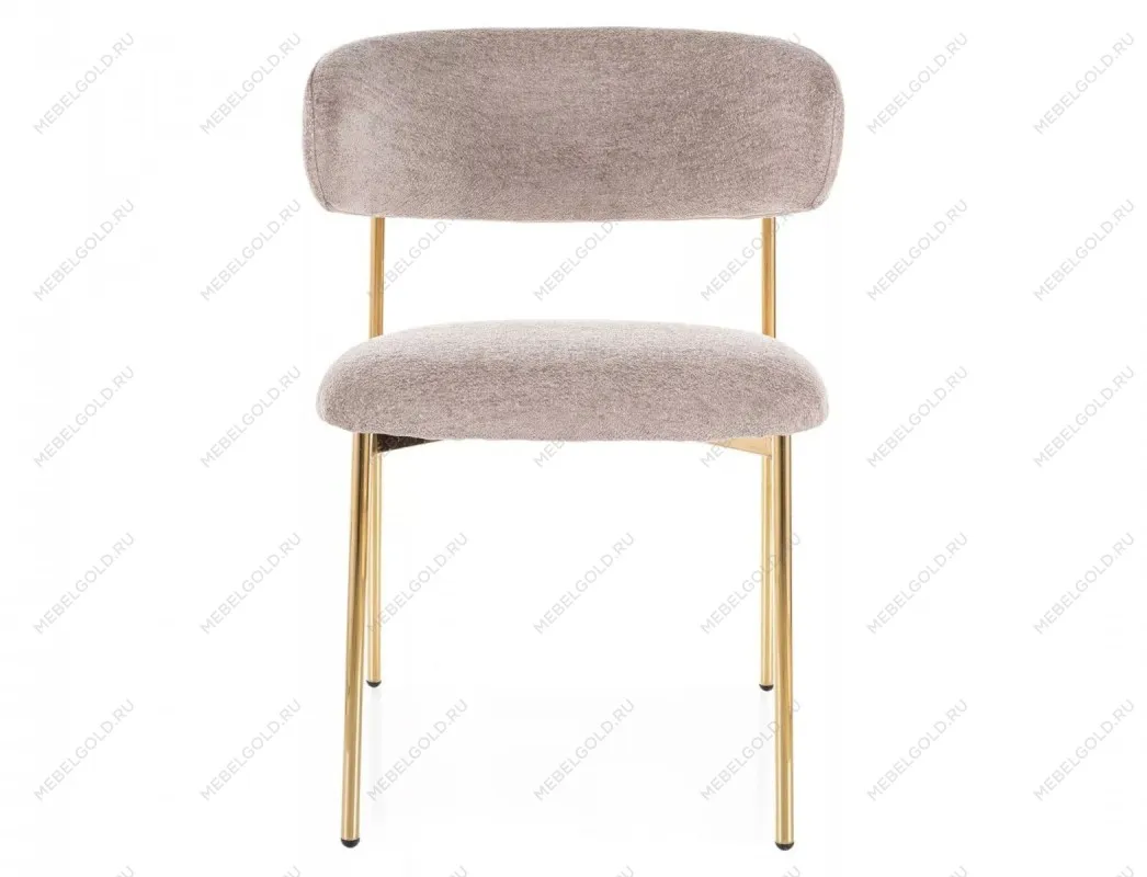 Стул кухонный Signal ELTON Raven 30 (темно-бежевый/золотой) | изображение 1