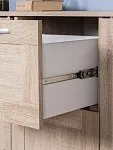 Тумба Сириус, 3 двери, 1 ящик, 117х41х124 см, дуб сонома | изображение 2