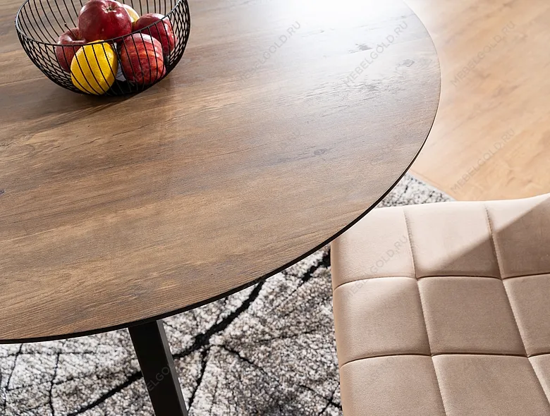 Стол обеденный Signal OAKLAND (орех/черный) | изображение 2