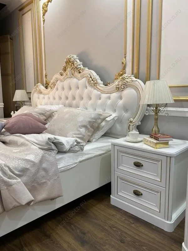 Кровать Натали 180х200 см белый глянец | изображение 10