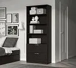 БРИМНЭС / СИРИУС Стеллаж ИКЕА / IKEA 2 ящика 78х190 Дуб Венге | изображение 3