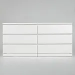 Комод Варма, 6 ящиков, горизонтальный, 160х78х40 см, эмаль белая | изображение 9