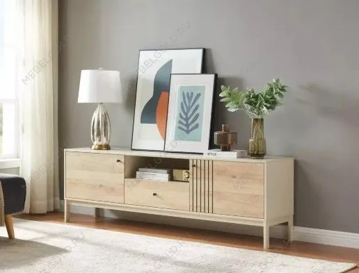 Тумба под телевизор Signal FROST RTV-1 180 (дуб альпийский/белый) | изображение 3