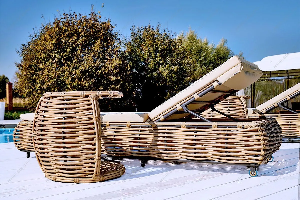 MOKKA MAJORCA боковой столик, цвет соломенный | изображение 6