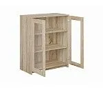 БРИМНЭС / СИРИУС тумба ИКЕА / IKEA 2 двери со стеклом 78х95 сонома | изображение 2