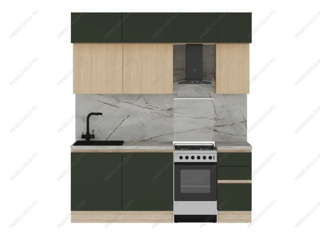 Кухня Женева (возможный вариант комплектации 3.2)