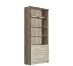 БРИМНЭС / СИРИУС Стеллаж ИКЕА / IKEA 2 ящика 78х190 сонома | изображение 1