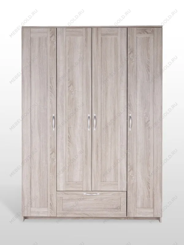 Шкаф Сириус, 4 двери и 1 ящик, 156х59х220 см, дуб сонома | изображение 5