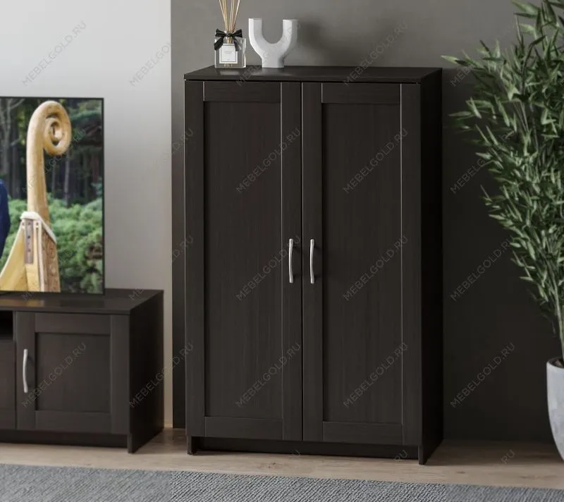 БРИМНЭС / СИРИУС тумба ИКЕА / IKEA 2 двери 78х123 Дуб Венге | изображение 4