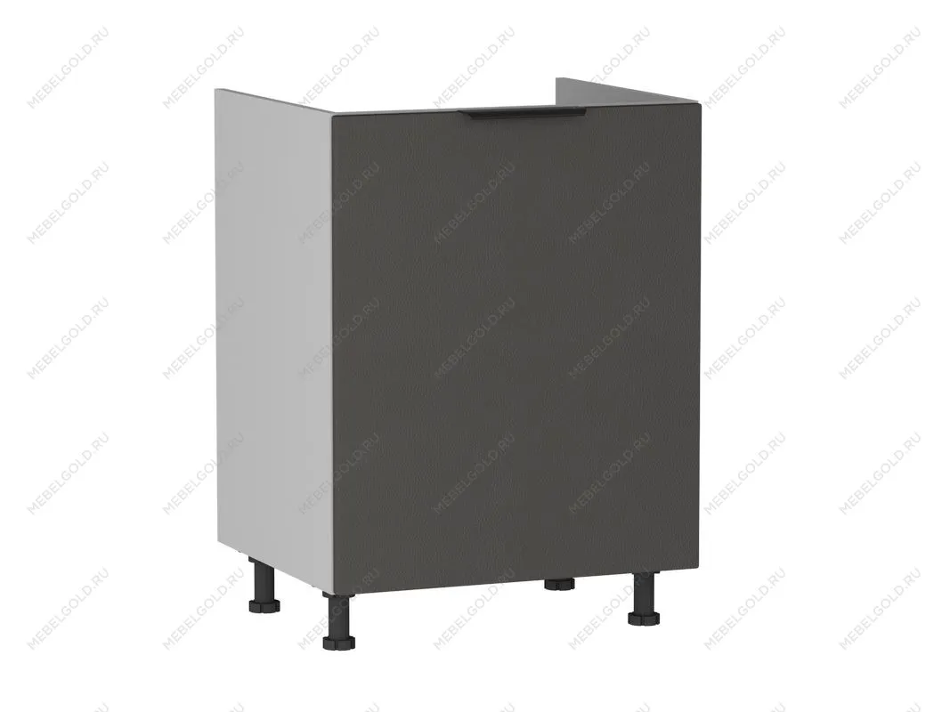 Стол под мойку СМ-60, Ватель (600*520*820) Экокожа Серый, 23309