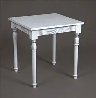 Белый / патина серебро