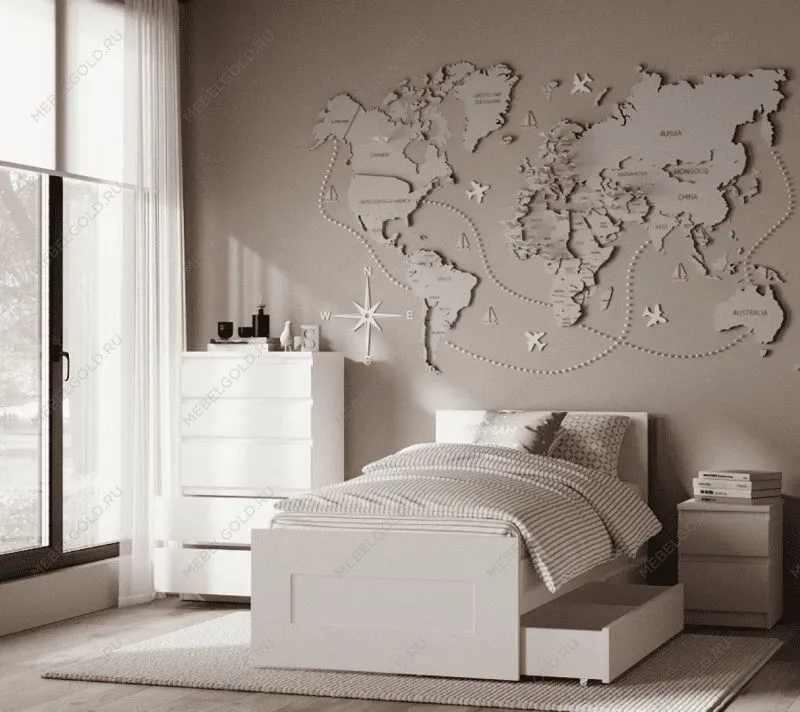 КАСТОР (KULLEN) тумба ИКЕА / IKEA 2 ящика белая - Выставка Балашиха | изображение 4