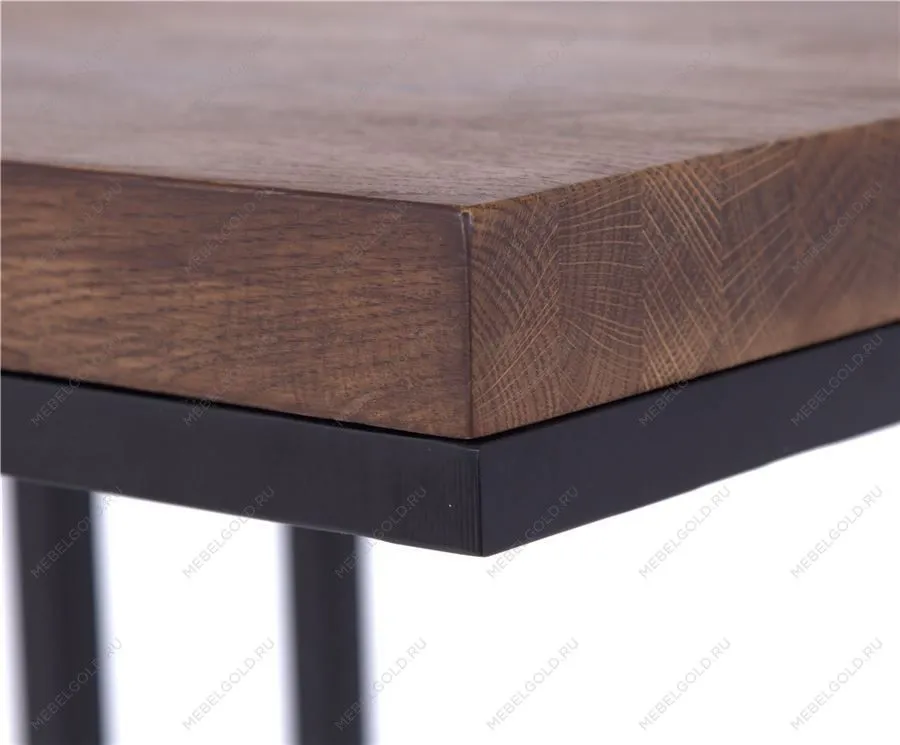 Стол кофейный Энди Loft (Дуб/каркас чёрный) | изображение 8