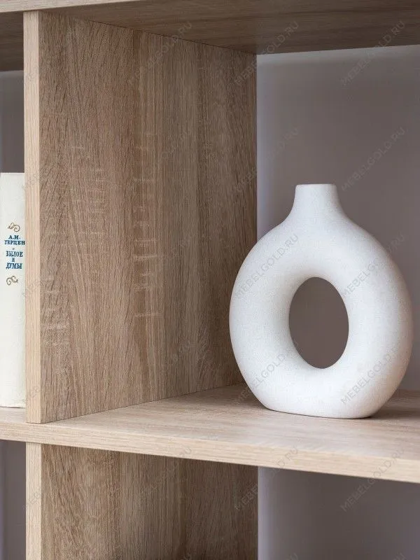 Стеллаж Фора, 12 полок, 112х147х38 см, дуб беленый | изображение 2