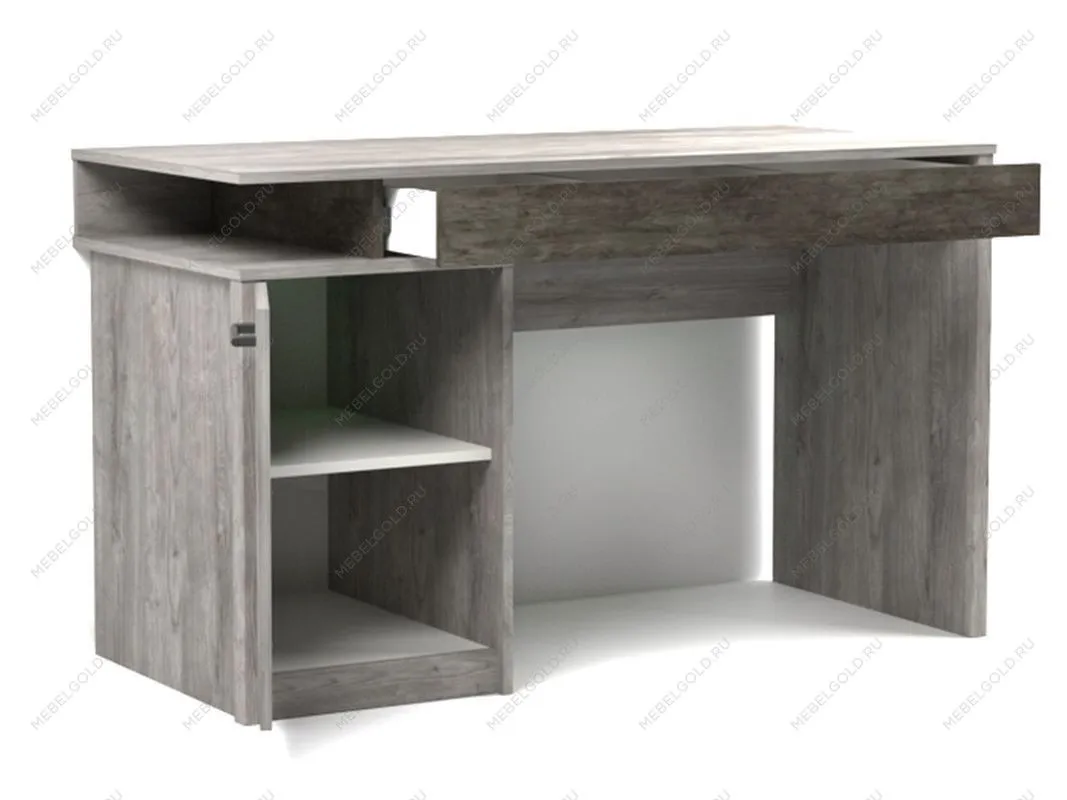 Стол письменный, Денвер (1300*600*780) Риббек серый, 11734 | изображение 2