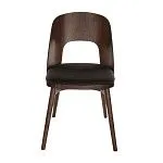 Лобня - Стул Антверпен коричневая ткань + спинка и ножки орех | изображение 2