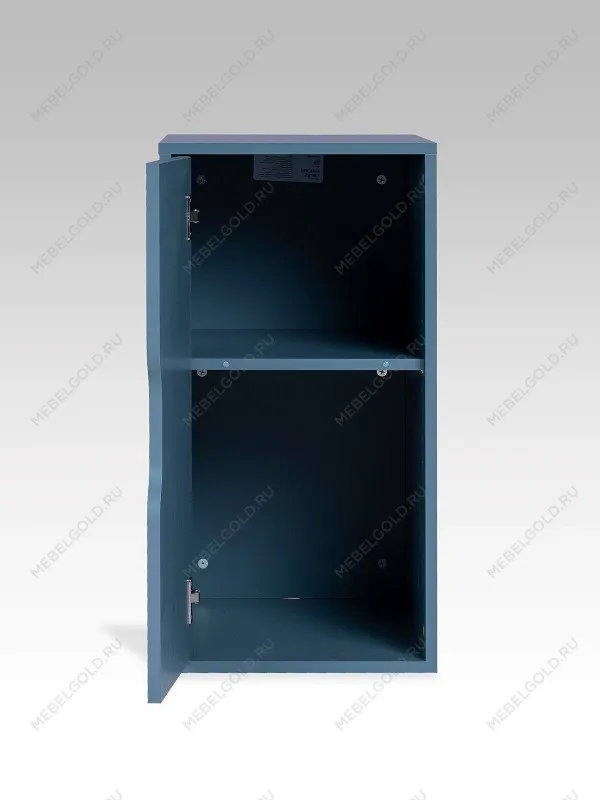 Тумба с дверцей Ингар, 36х71х53 серо-бирюзовая | изображение 7