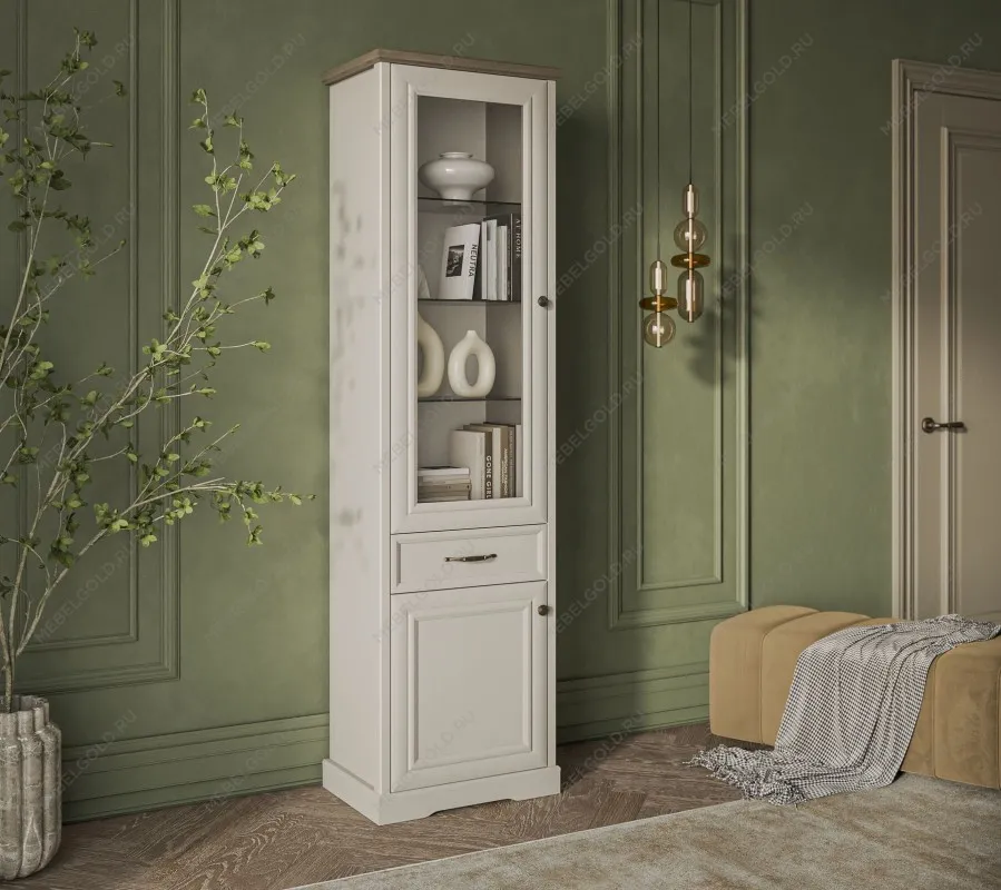 Центральный склад - Шкаф с витриной Тоскана 1V1D1S | изображение 3