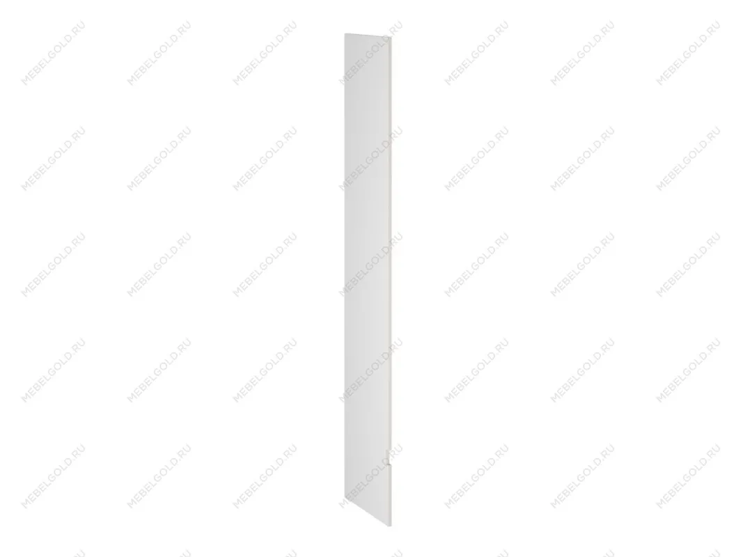 Бок замена шкафа-пенала 1080 П-1 правый, Виста (16*570*2426) Экокожа Белый, 25718