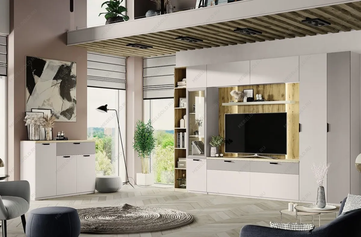 Шкаф с витриной Модерн 1V2D | изображение 3