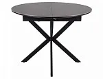 Стол обеденный Signal GASTON Ceramic 100 раскладной (серый/черный мат) | изображение 2