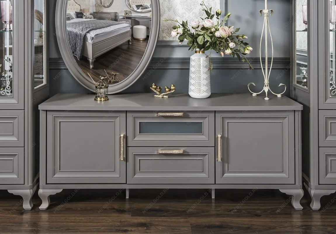 Гостиная Мокко 1+тв+1 серый камень | изображение 4