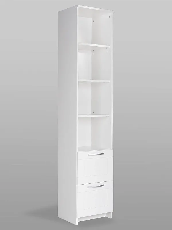 Стеллаж Сириус, 2 ящика, 39х35х190 см, белый | изображение 11