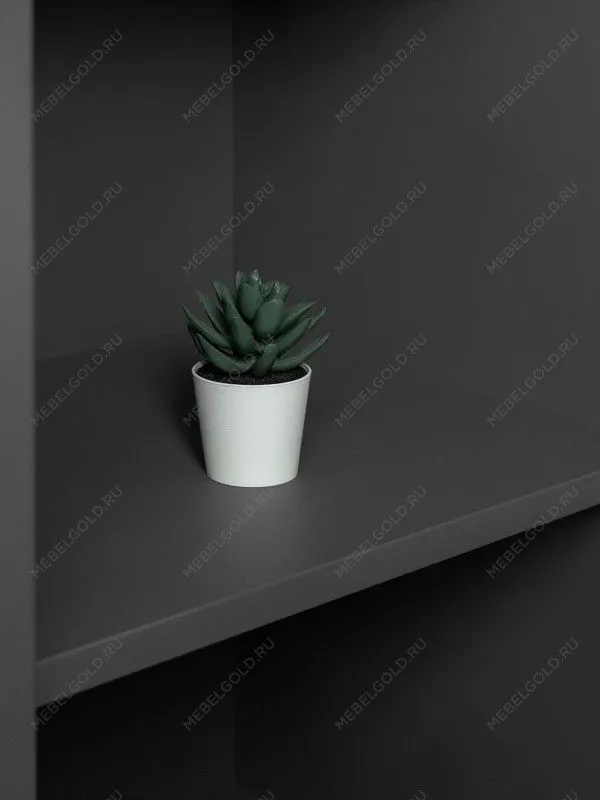 Стеллаж Сага, 50х42х215 см, серый | изображение 2