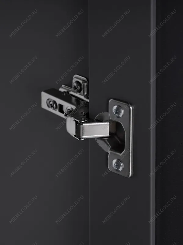 Шкаф распашной Сага, 3 двери, 132х64х215 см, серый/ясень | изображение 3