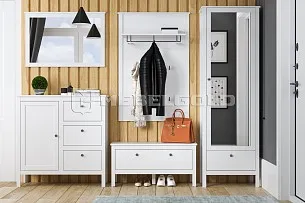 Шкаф Ева (Хельга) SZF1W1S/60 белый