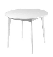 Стол Рэй-d900 нераскладной (белая эмаль / белая эмаль) Круглый