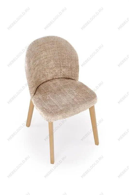 Стул кухонный Halmar BASSO (бежевый/дуб натуральный) | изображение 1