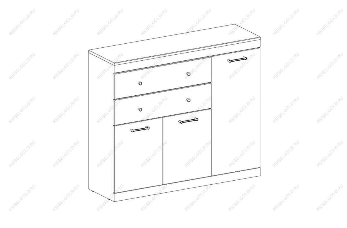 Тумба Джаггер 3D2S - Выставка Балашиха | изображение 1