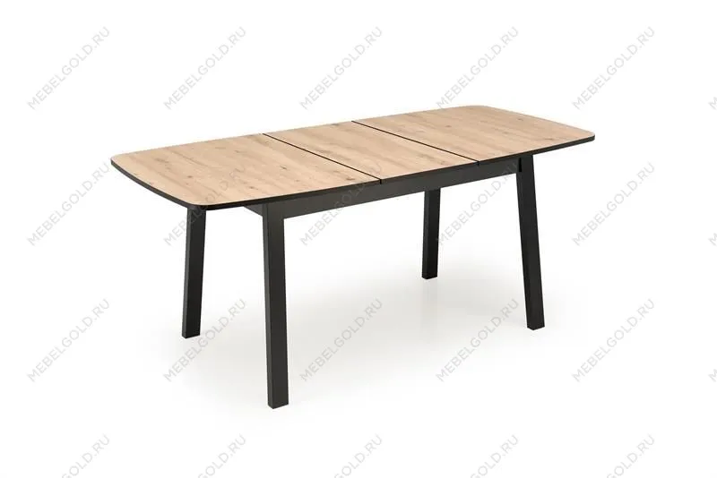 Стол обеденный Halmar BARRIL 130 (дуб артизан/черный) | изображение 3