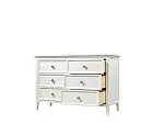 Комод большой 6 ящиков Manhattan (Молочный) | изображение 2