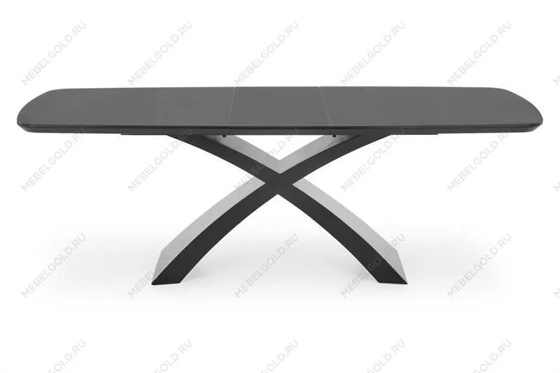 Стол обеденный Halmar SILVESTRO 180 раскладной (темно-серый/черный) | изображение 7