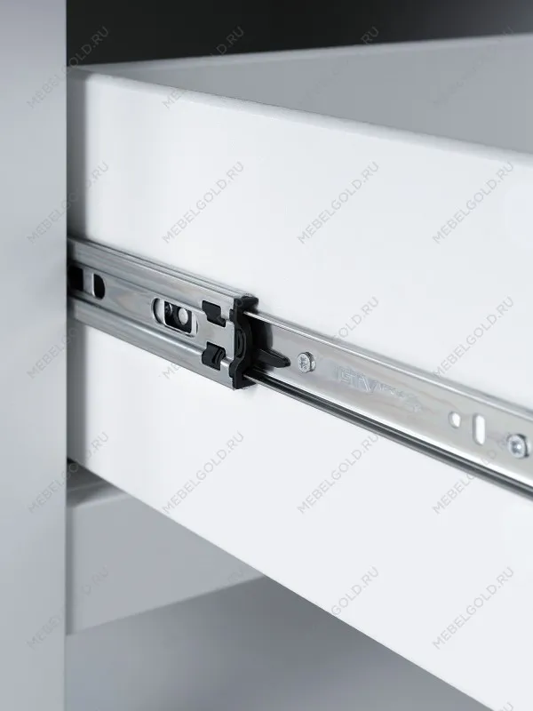 Тумба Сага, 2 ящика, 91х42х63 см, белая/ясень | изображение 2