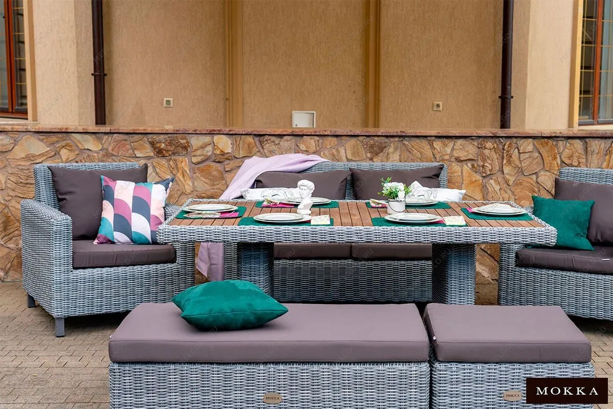 Комплект плетеной мебели MOKKA BELLA большой | изображение 21