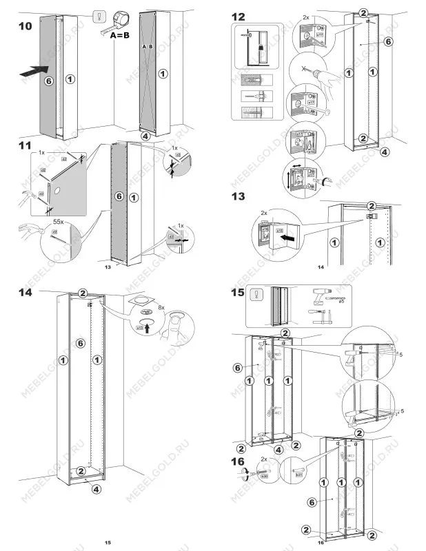 Шкаф МАКС, 1 дверь, 50х38х233 см, дуб сонома | изображение 7