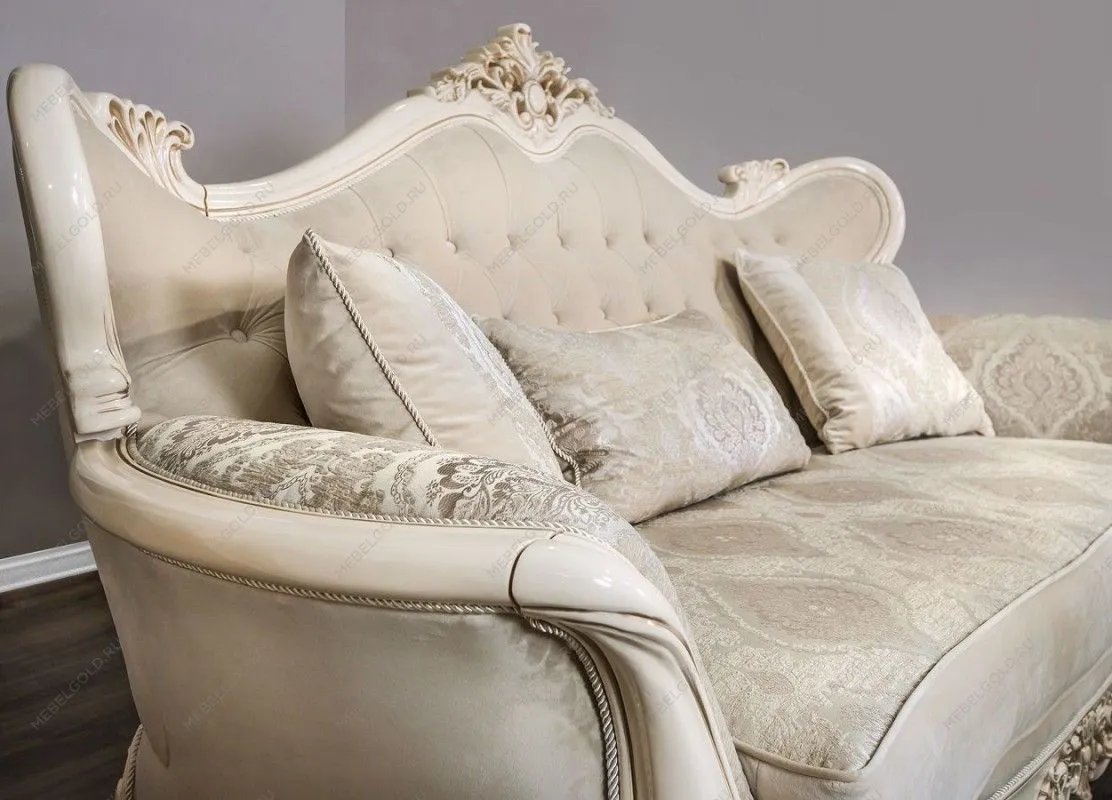 Диван Джоконда 3х местный крем глянец | изображение 2