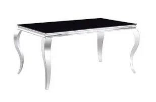 Стол обеденный Signal PRINCE (черный/хром)
