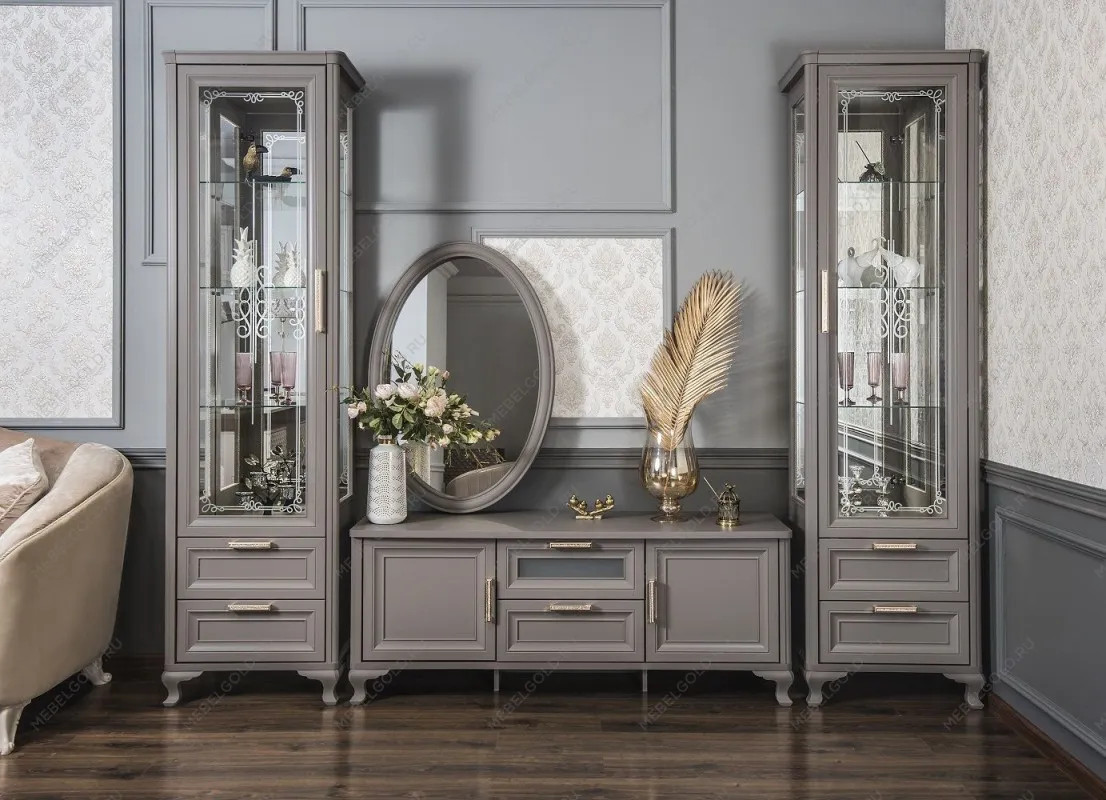 Тумба под телевизор Мокко серый камень - Выставка Балашиха | изображение 6