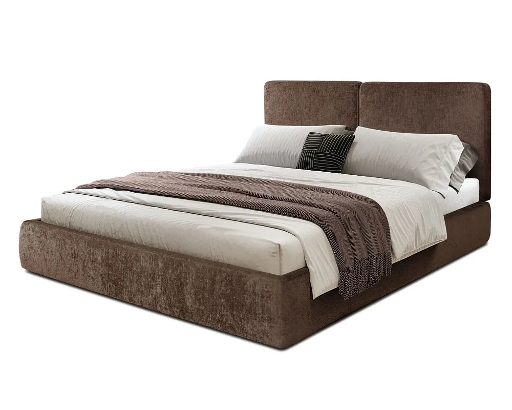 Кровать Natura 1.8 м, с подъемным механизмом (Шенилл 520), НТКР180-1[3]