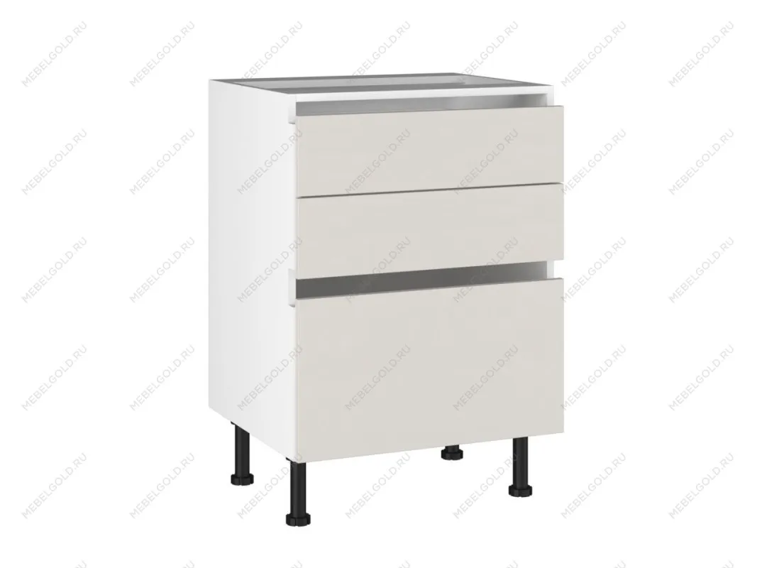 Стол с ящиками СЯ-60 Start Soft Boyard, Виста (600*523*870) Экокожа Белый, 26220